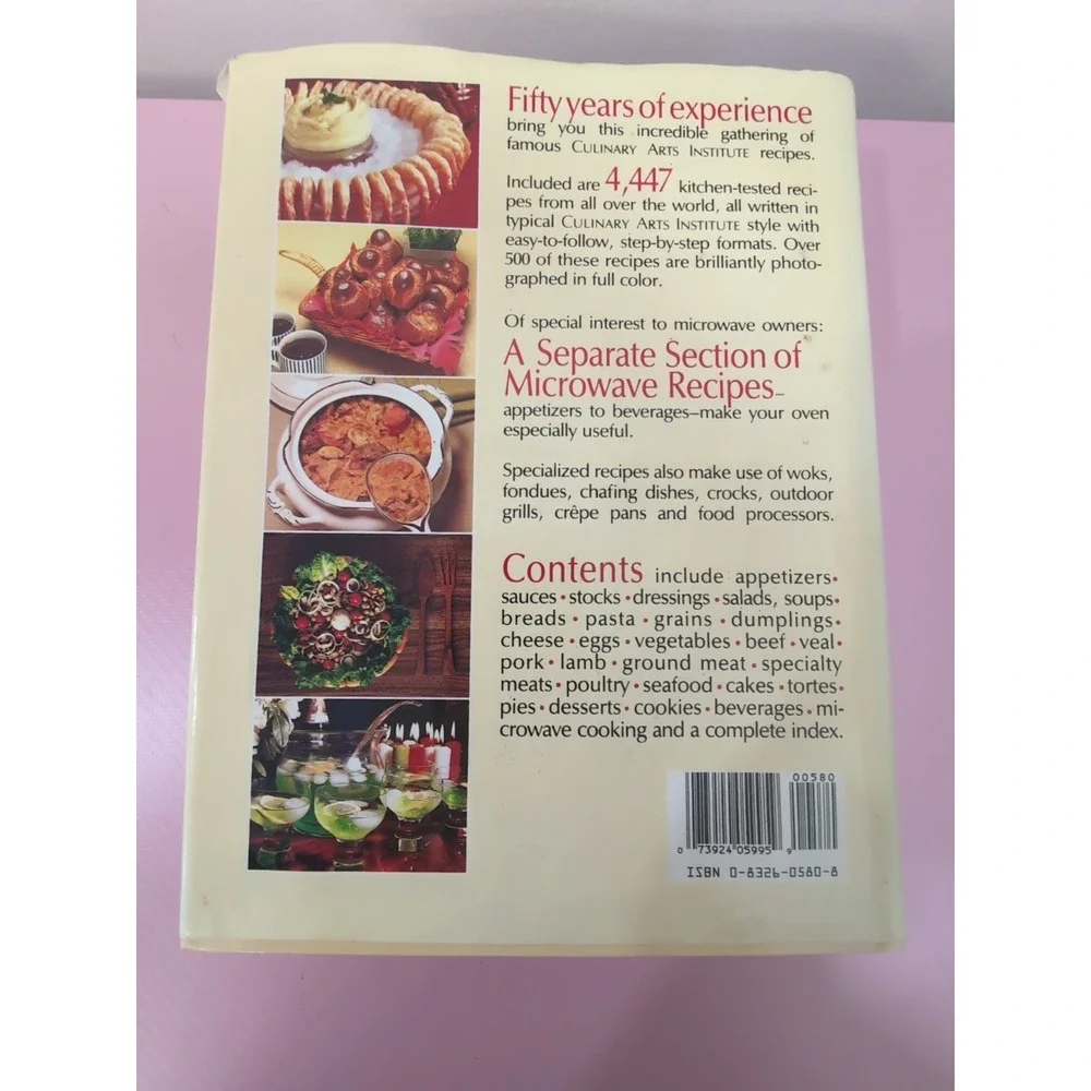 The Culinary Arts Institute Cookbook Dust‎ Jacket 10 Edition